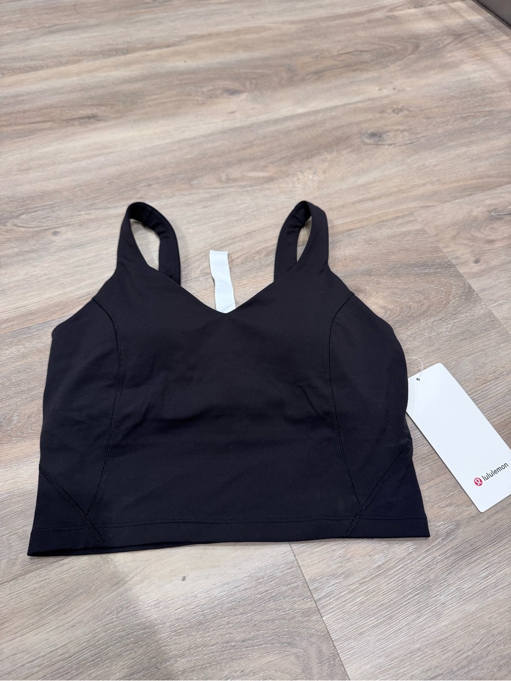 NWT Women's Lululemon Black Align Tank Support for an A/B Cup Padded Size 4